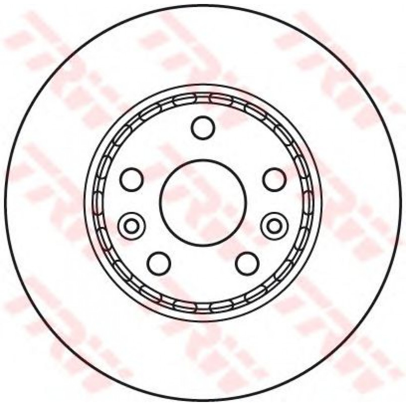 DF6110  TRW - Гальмівний диск — фото товара №1