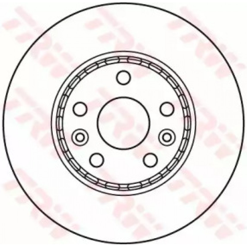 DF6110  TRW - Гальмівний диск — фото товара №2
