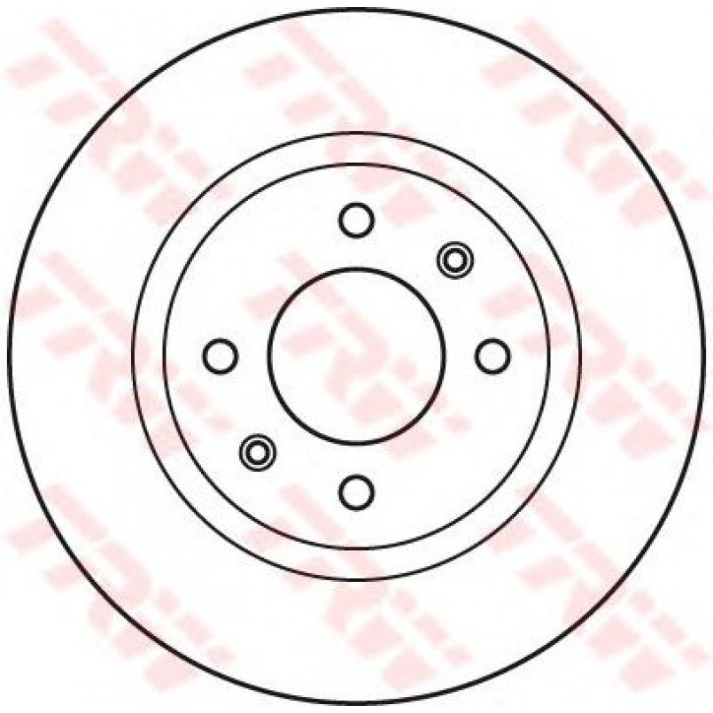 DF6116  TRW - Гальмівний диск — фото товара №1