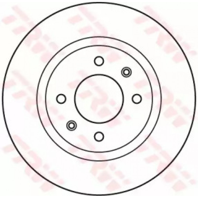 DF6116  TRW - Гальмівний диск — фото товара №2