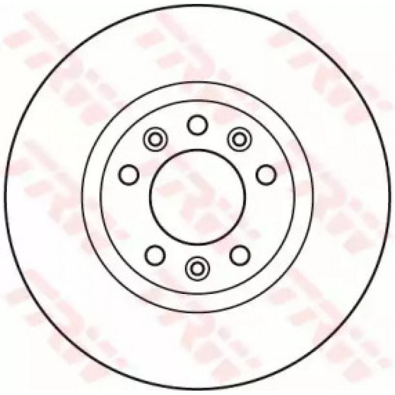 DF6121  TRW - Гальмівний диск — фото товара №2