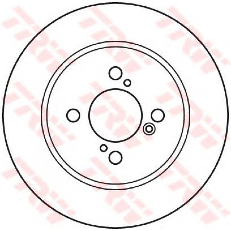 DF6122  TRW - Гальмівний диск — фото товара №1