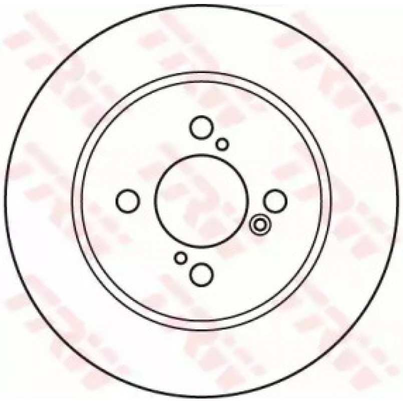 DF6122  TRW - Гальмівний диск — фото товара №2