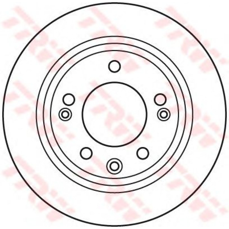 DF6123  TRW - Гальмівний диск — фото товара №2