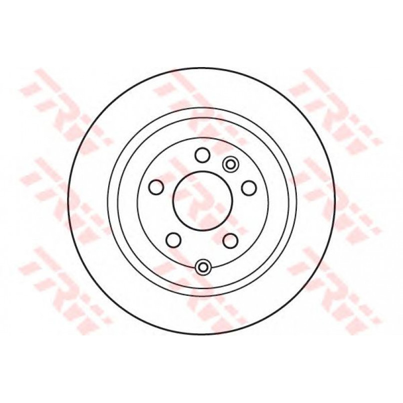 DF6129  TRW - Гальмівний диск — фото товара №2