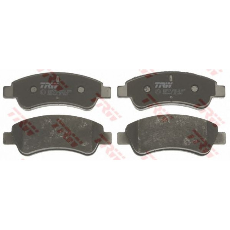 GDB1463  TRW - Гальмівні колодки до дисків — фото товара №2