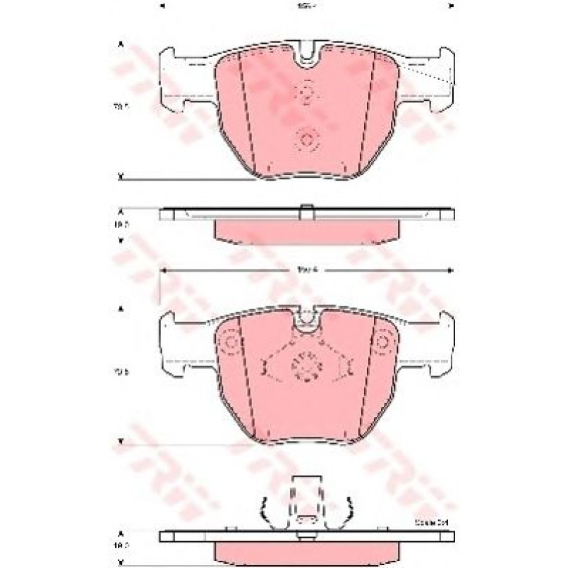 GDB1526  TRW - Гальмівні колодки до дисків — фото товара №1