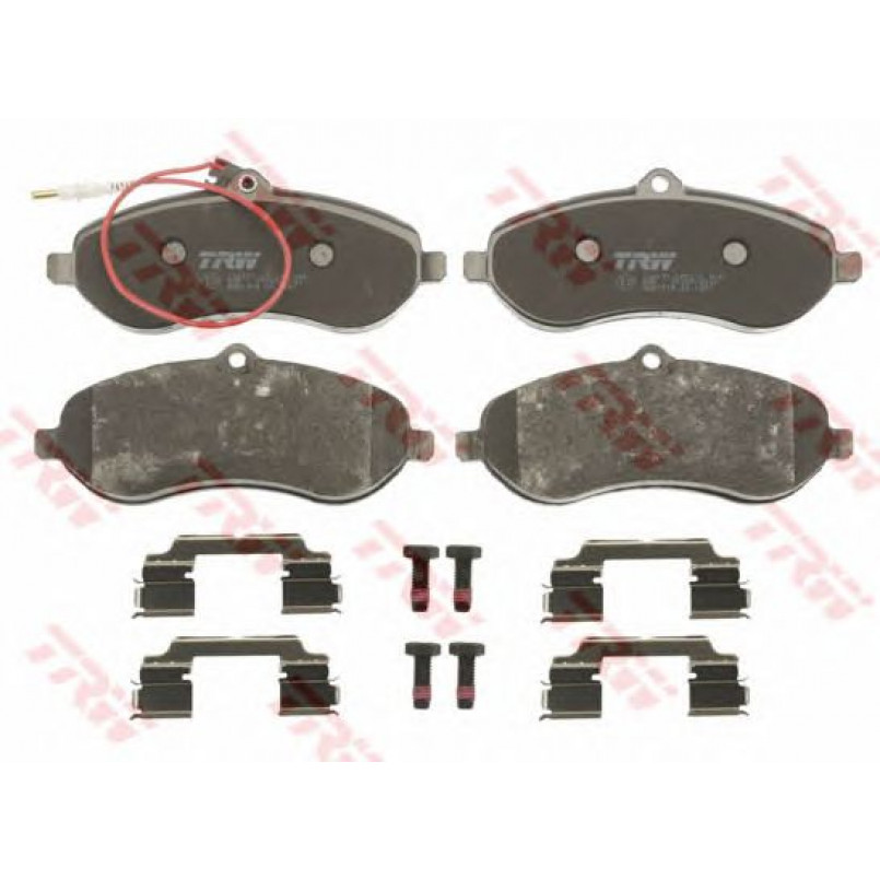 GDB1718  TRW - Гальмівні колодки до дисків — фото товара №2