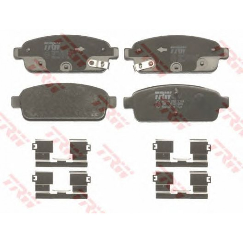 GDB1844  TRW - Гальмівні колодки до дисків — фото товара №2