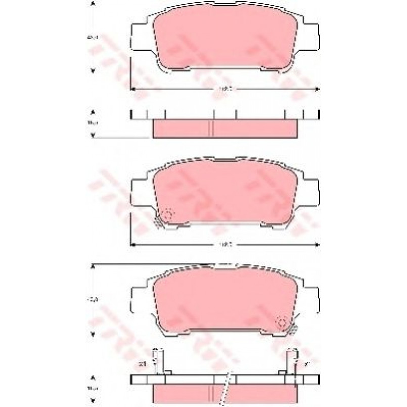 GDB3249  TRW - Гальмівні колодки до дисків — фото товара №2