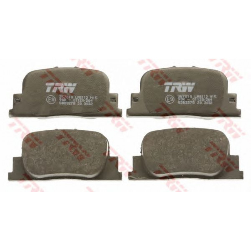GDB3278  TRW - Гальмівні колодки до дисків — фото товара №1