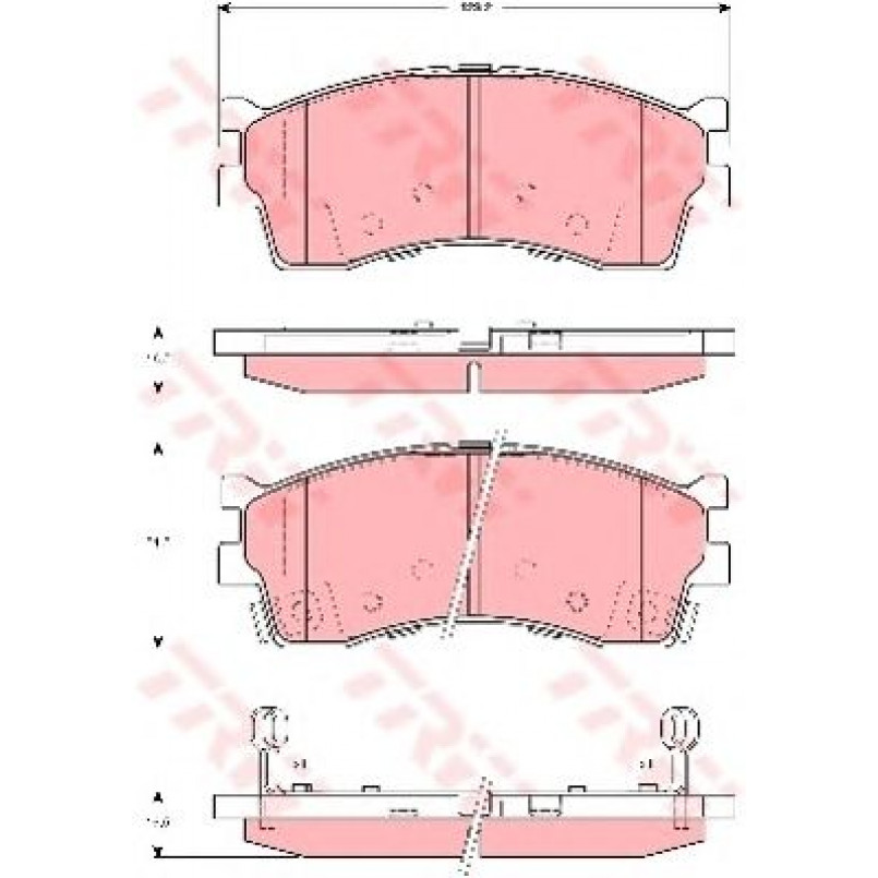 GDB3285  TRW - Гальмівні колодки до дисків — фото товара №1