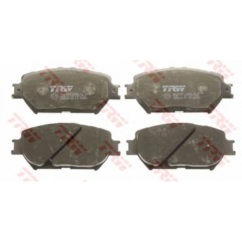 GDB3314  TRW - Гальмівні колодки до дисків — фото товара №2