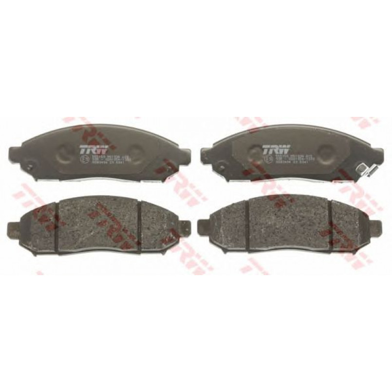 GDB3404  TRW - Гальмівні колодки до дисків — фото товара №1