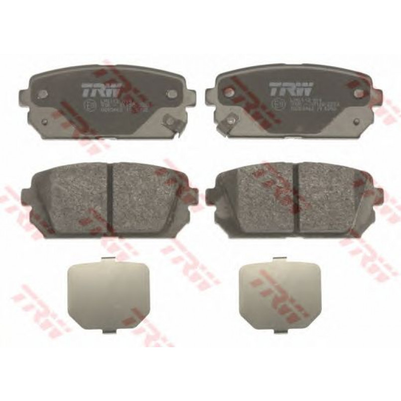 GDB3462  TRW - Гальмівні колодки до дисків — фото товара №2