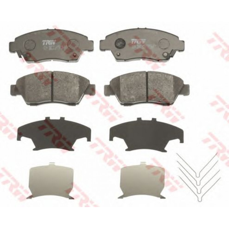 GDB3478  TRW - Гальмівні колодки до дисків — фото товара №2