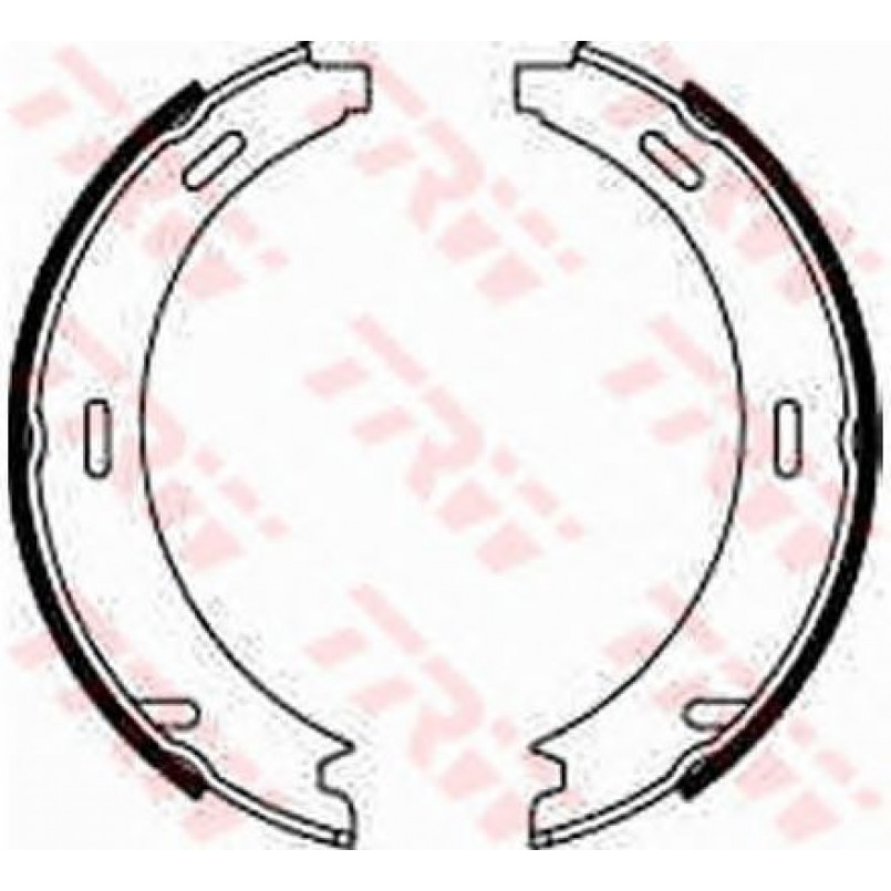 GS8208  TRW - Гальмівні колодки до барабанів — фото товара №3