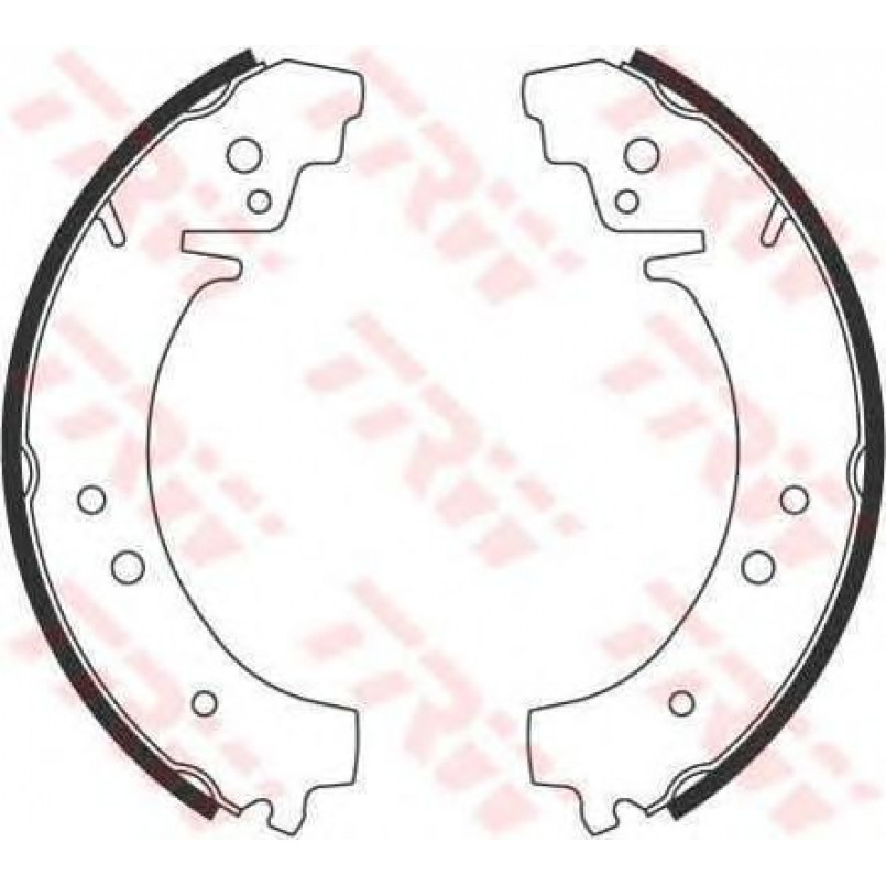 GS8222  TRW - Гальмівні колодки до барабанів — фото товара №1