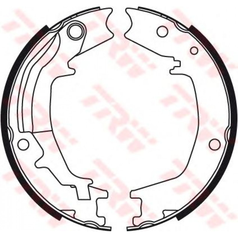 GS8489  TRW - Гальмівні колодки до барабанів — фото товара №1