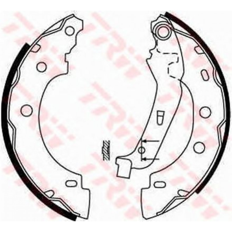 GS8650  TRW - Гальмівні колодки до барабанів — фото товара №1