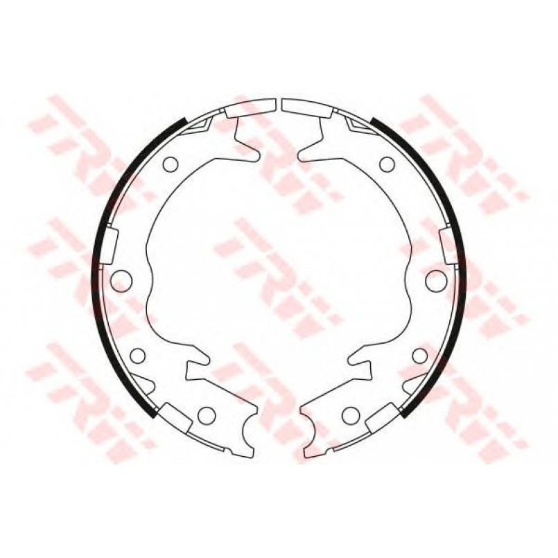 GS8697  TRW - Гальмівні колодки до барабанів — фото товара №1