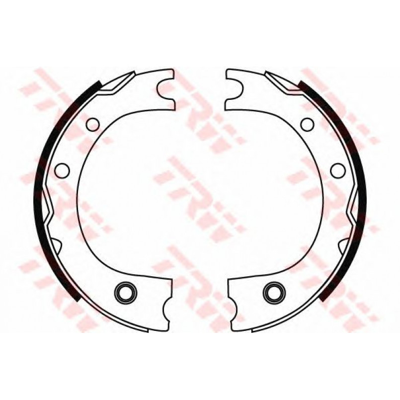 GS8716  TRW - Гальмівні колодки до барабанів — фото товара №1