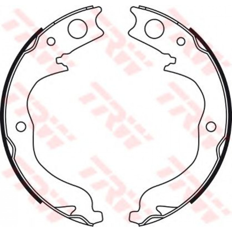 GS8753  TRW - Гальмівні колодки до барабанів — фото товара №1