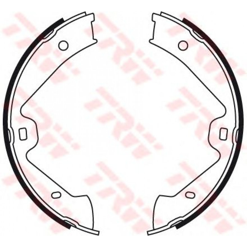 GS8776  TRW - Гальмівні колодки до барабанів — фото товара №1