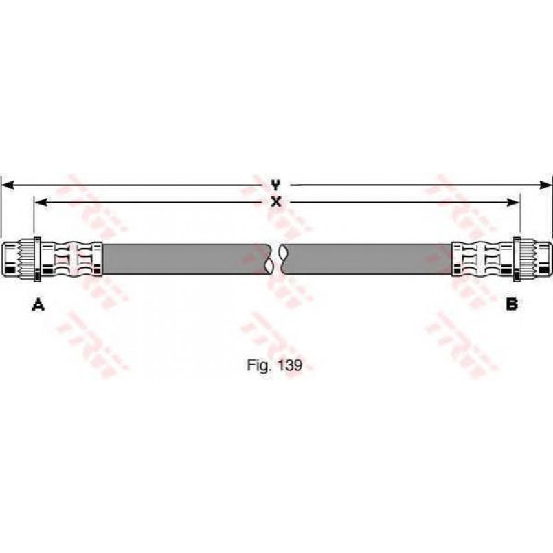 PHA311  TRW - Гальмівний шланг — фото товара №1
