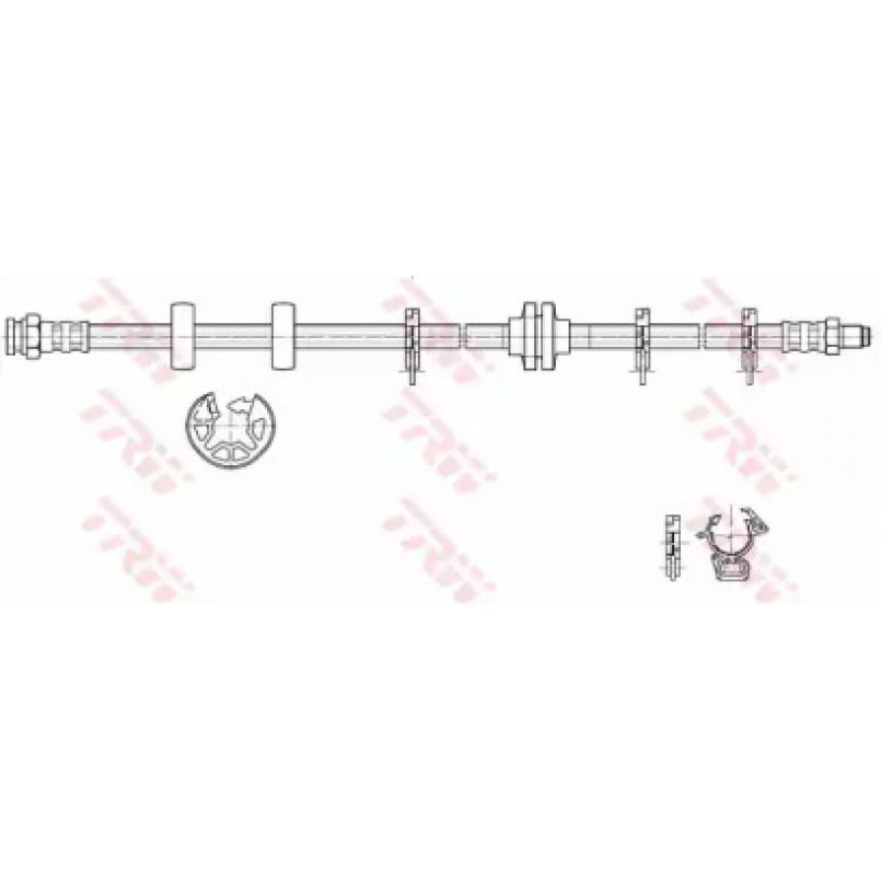 PHB274  TRW - Гальмівний шланг — фото товара №2
