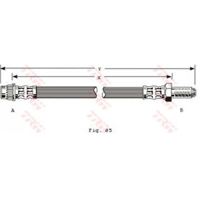 PHB285  TRW - Гальмівний шланг — фото товара №1