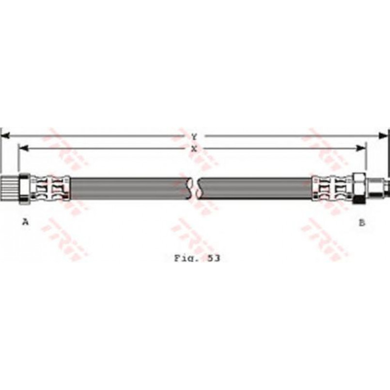 PHB365  TRW - Гальмівний шланг — фото товара №1
