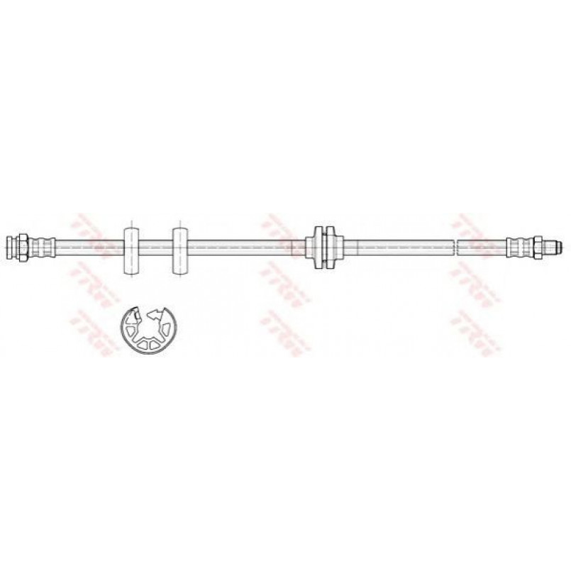 PHB399  TRW - Гальмівний шланг — фото товара №1