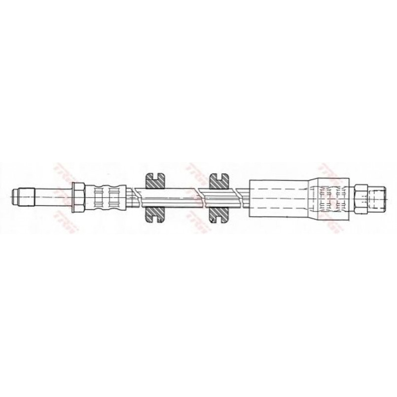 PHB446  TRW - Гальмівний шланг — фото товара №1