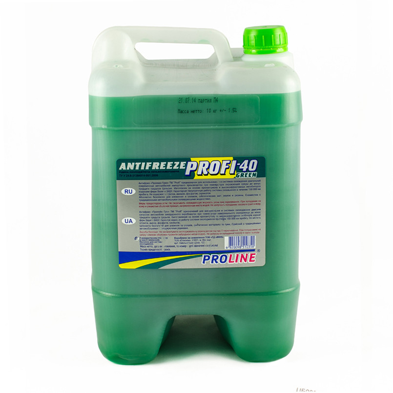 Антифриз PROFI-40  Green (-30 С ), 9,3кг — фото товара №3