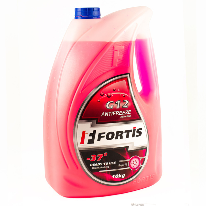Антифриз готовий до використання Fortis G12 Red  -37° (червоний) 10кг — фото товара №3