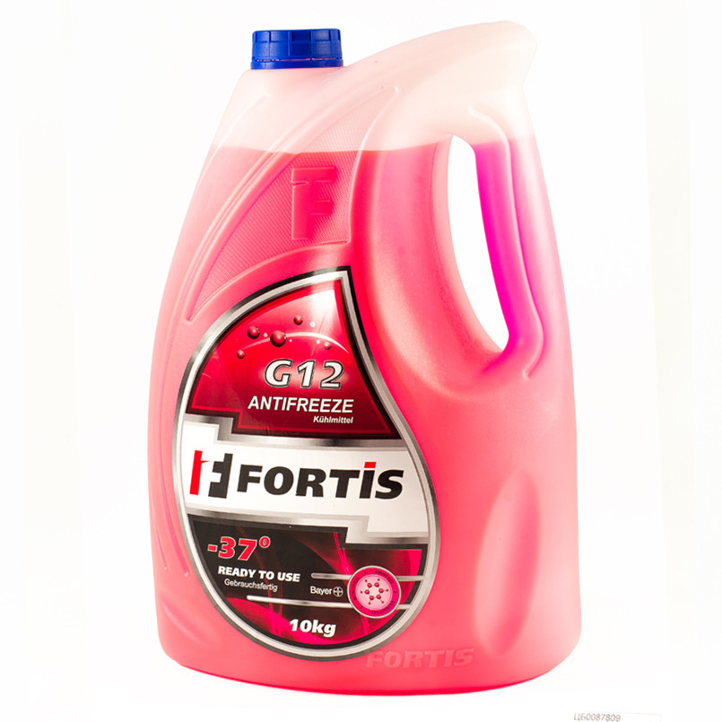 Антифриз готовий до використання Fortis G12 Red  -37° (червоний) 10кг — фото товара №4