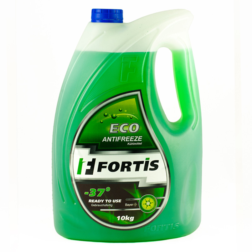 Антифриз готовий до використання  Fortis ECO Green -37° (зелений) 10кг — фото товара №1