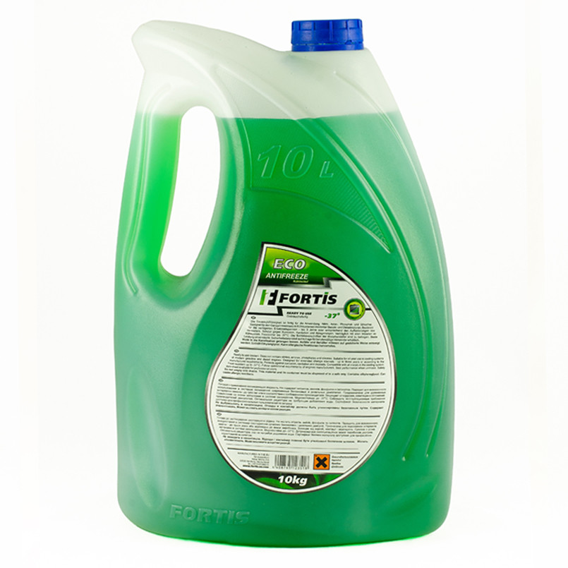 Антифриз готовий до використання  Fortis ECO Green -37° (зелений) 10кг — фото товара №2