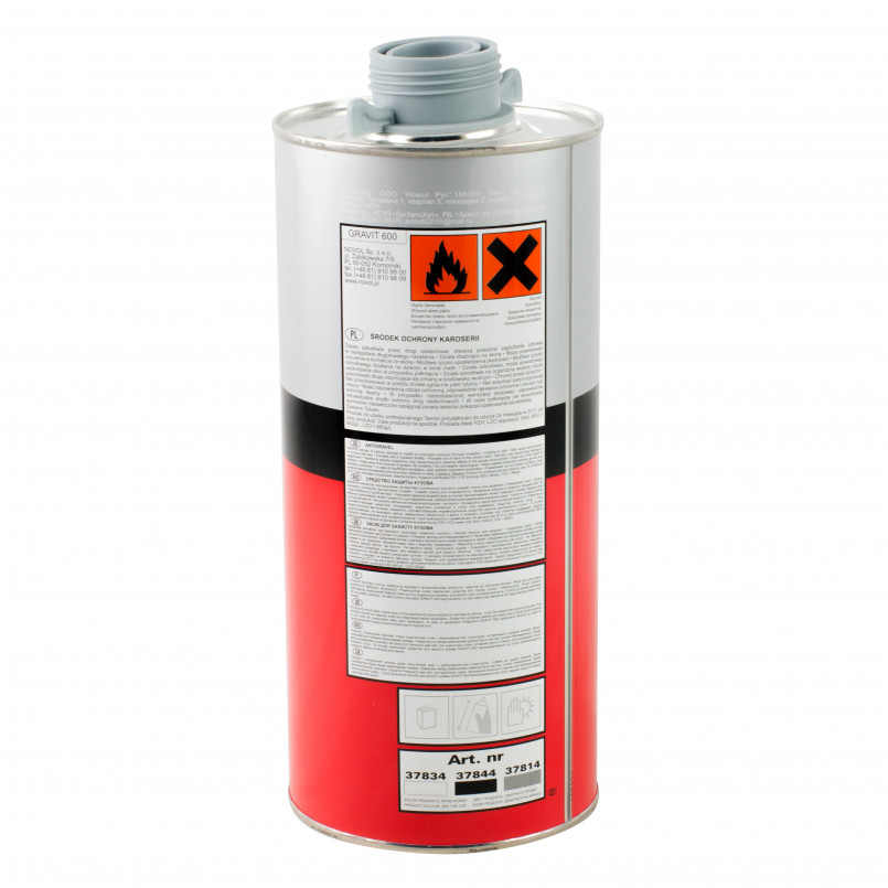 GRAVIT 600 Антикорозійне покриття MS - сіре 1,80кг x8 — фото товара №5
