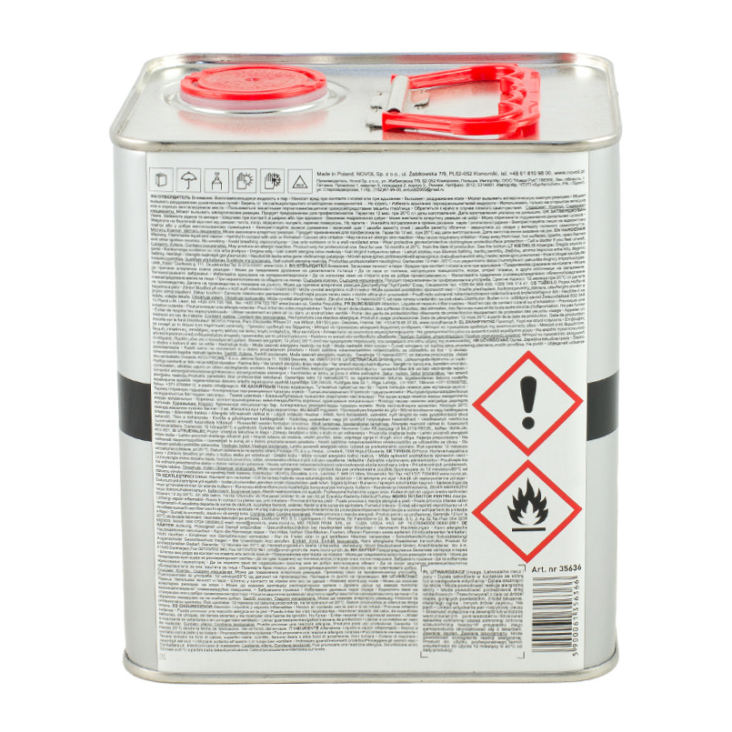 Отверджувач H5120 для лаку Novakryl 570, 580, 590  2,50л x4 — фото товара №5