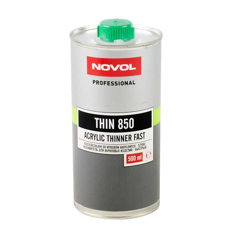 THIN 850 Розчинник для акрилових виробів - швидкий 0,50л x20 — фото товара №4