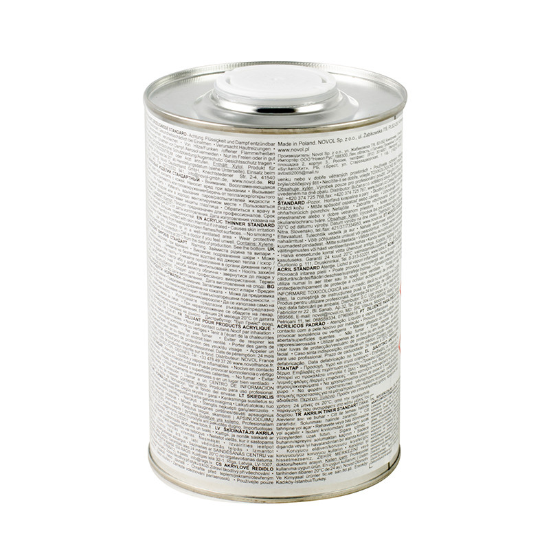 THIN 850 Розчинник для акрилових виробів - стандартний 1л — фото товара №5