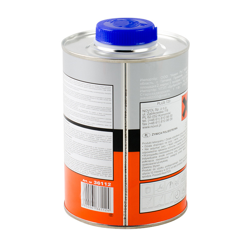 PLUS 720 Поліефірна смола 1,00кг x6 — фото товара №5