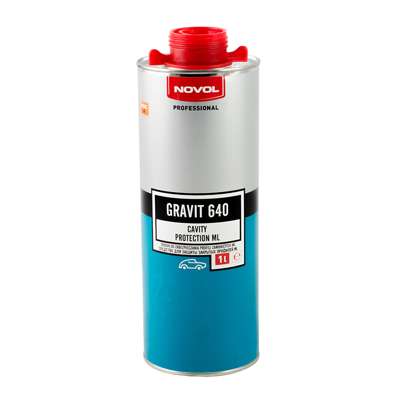 GRAVIT 640 Засіб для захисту закритих профілів кузова  1,0л x12 — фото товара №4