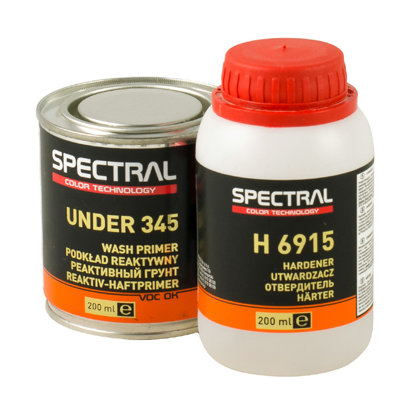 Грунт реактивний SPECTRAL UNDER 345 + затверджувач H6915 0,2л+0,2л — фото товара №1