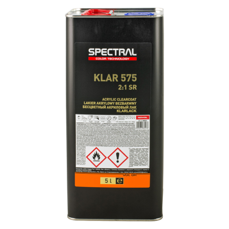 Лак безбарвний SPECTRAL KLAR 575 (SR) 2+1 5,0 л — фото товара №1