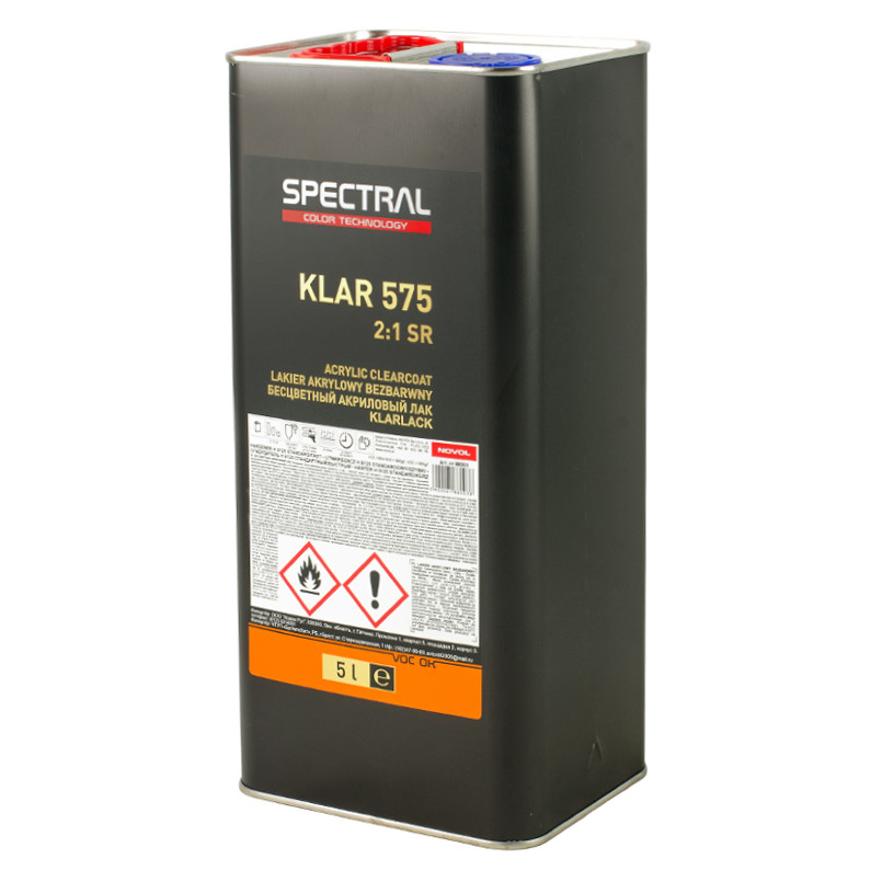 Лак безбарвний SPECTRAL KLAR 575 (SR) 2+1 5,0 л — фото товара №4