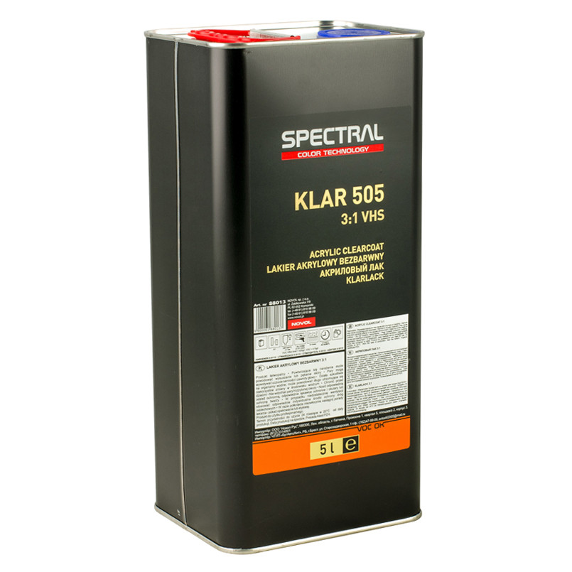 Лак безбарвний SPECTRAL KLAR 505 VHS 3+1 5,0 л — фото товара №3