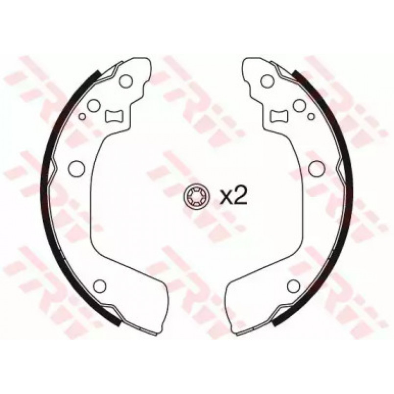 GS8793  TRW - Гальмівні колодки до барабанів — фото товара №2